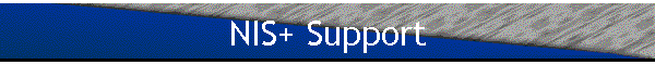 NIS+ Support